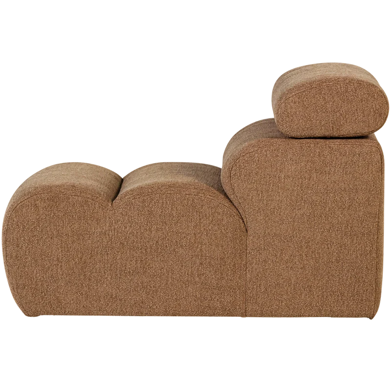 Novi 1-Sitzer-Element Bouclé Karamell