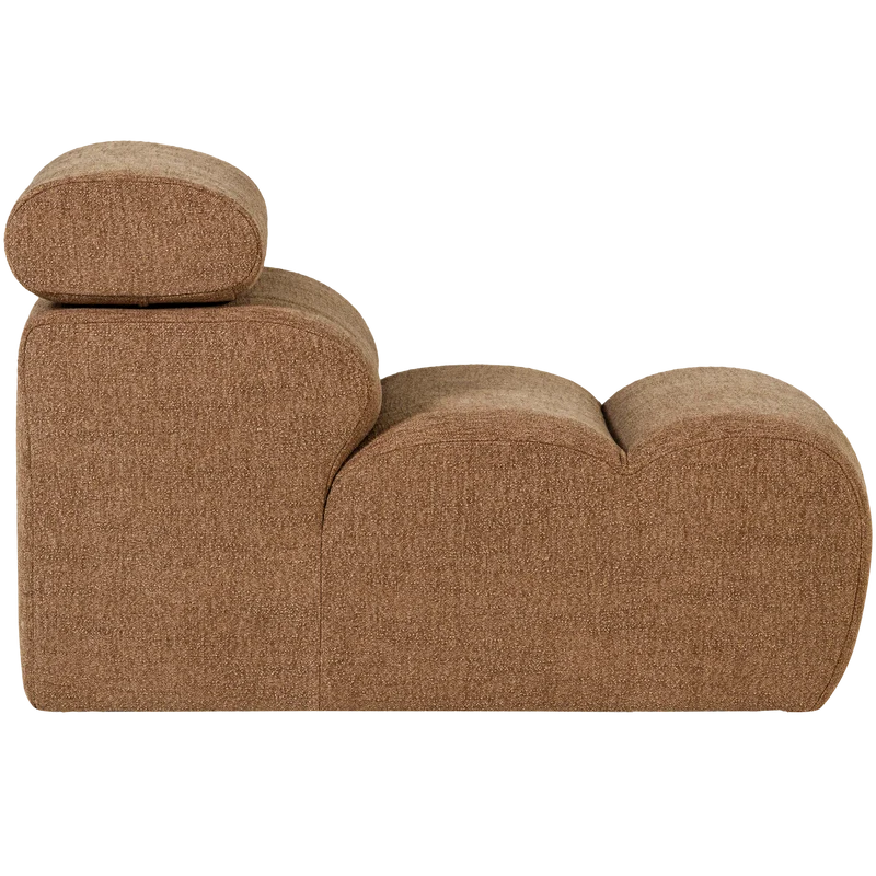 Novi 1-Sitzer-Element Bouclé Karamell