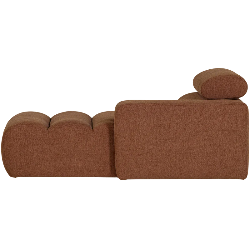 Novi Chaiselongue Element Arm rechts Bouclé Terra