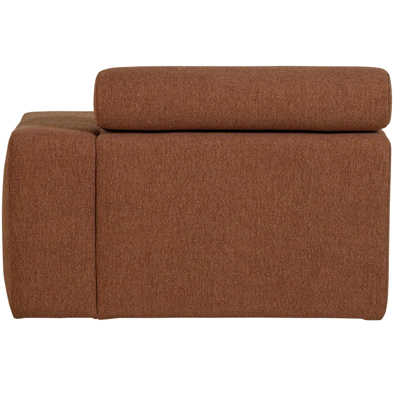 Novi Chaiselongue Element Arm rechts Bouclé Terra