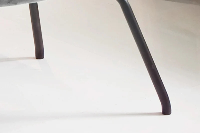 KAWOLA Hocker LOTTE Polsterhocker velvet silber
