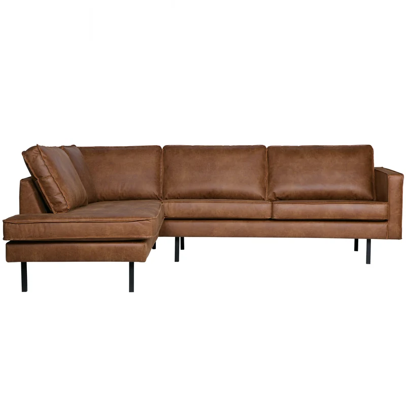 Rodeo eckbank linken ecoleder cognac