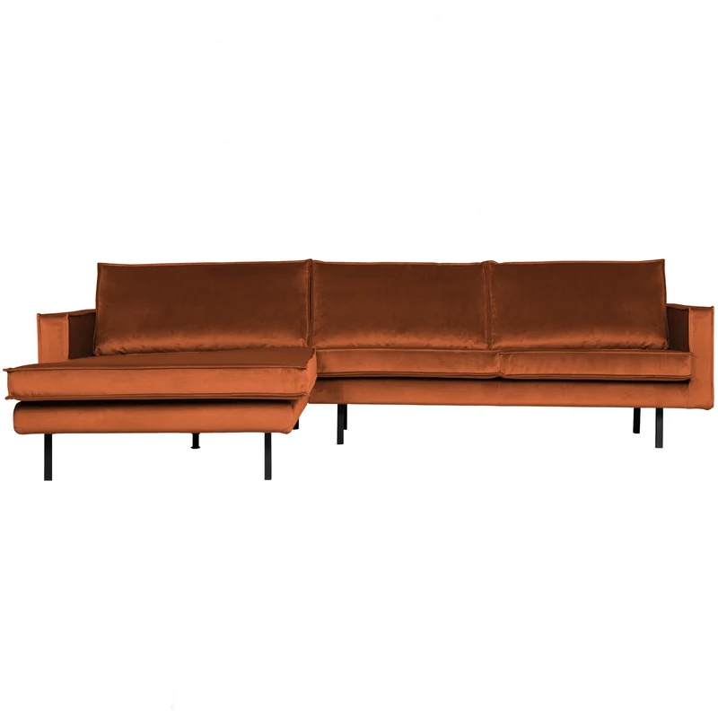Rodeo chaise longue linken velvet rost