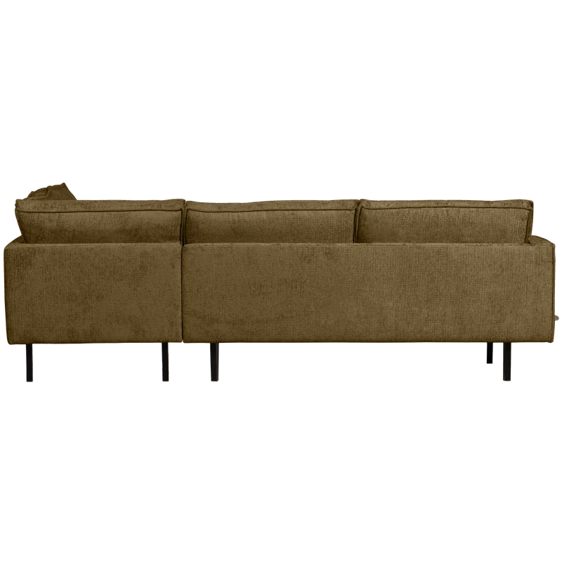 Rodeo eckbank rechts structure velvet brass
