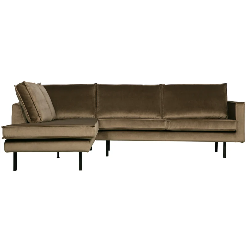 Rodeo eckbank linken velvet taupe