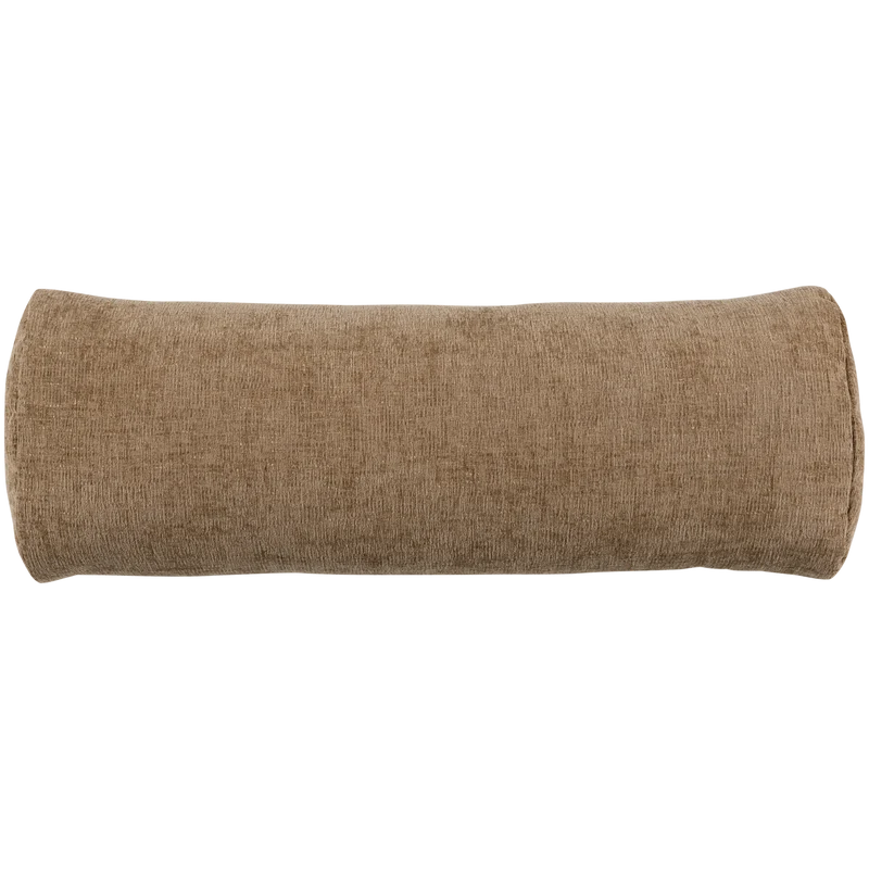 Batavier halbrundes Sofa 4-Sitzer Samt melange hellbraun