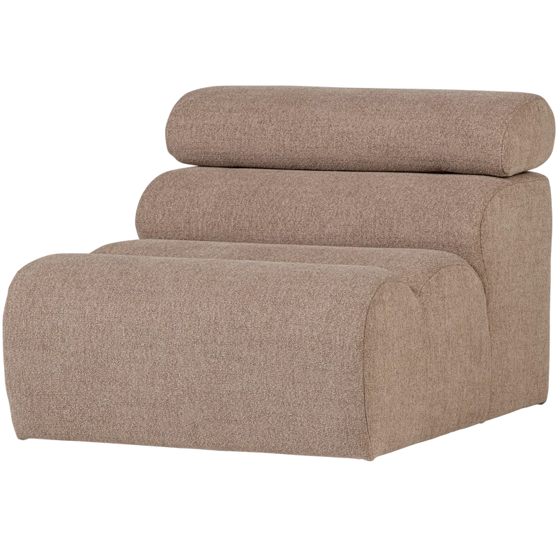 Novi 1-Sitzer-Element Bouclé Taupe