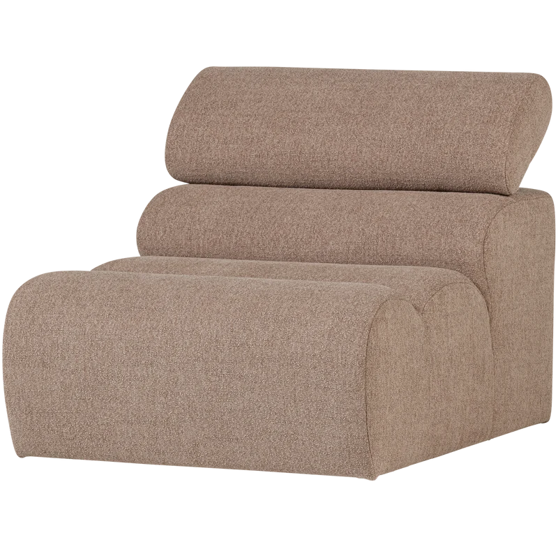Novi 1-Sitzer-Element Bouclé Taupe