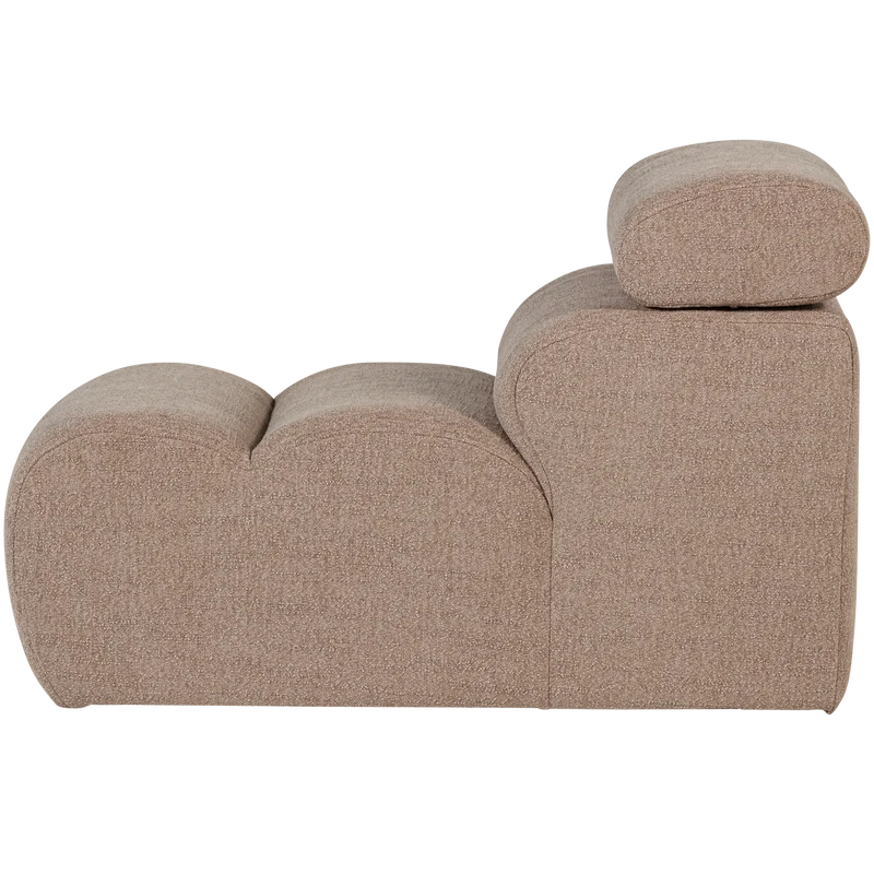 Novi 1-Sitzer-Element Bouclé Taupe