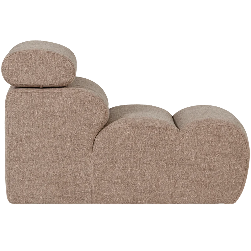 Novi 1-Sitzer-Element Bouclé Taupe