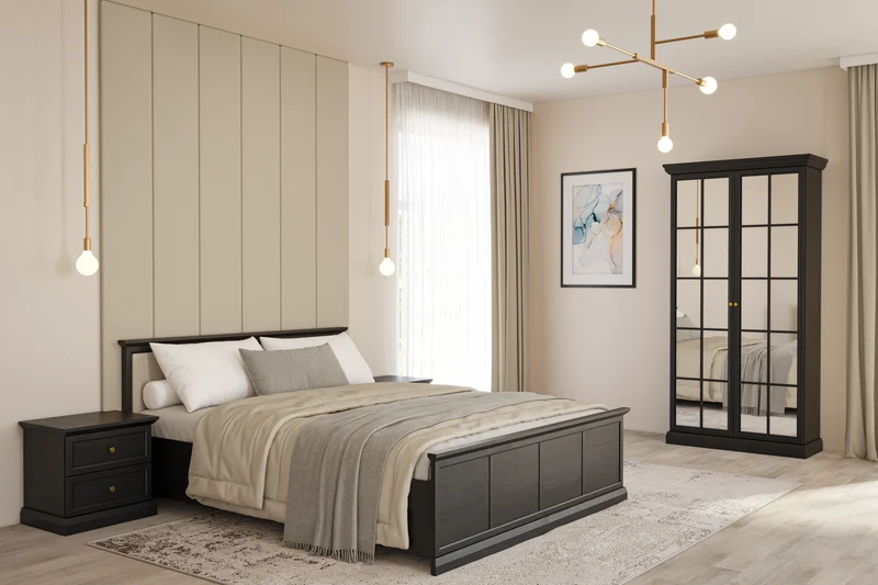 Livento Hochkommode Elegant Stilvoll Modern mit 4 Schubladen