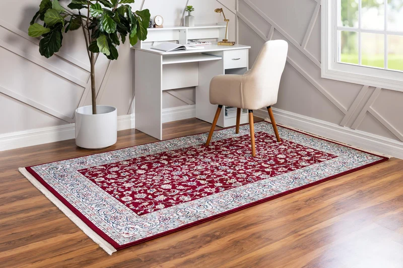 Teppich "Almas" Rechteckig Dunkelrot 150x245 cm