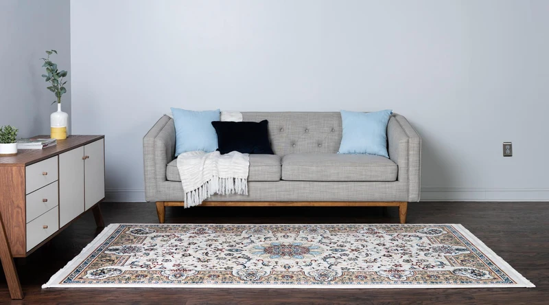 Teppich "Almas" Rechteckig Elfenbein 90x150 cm