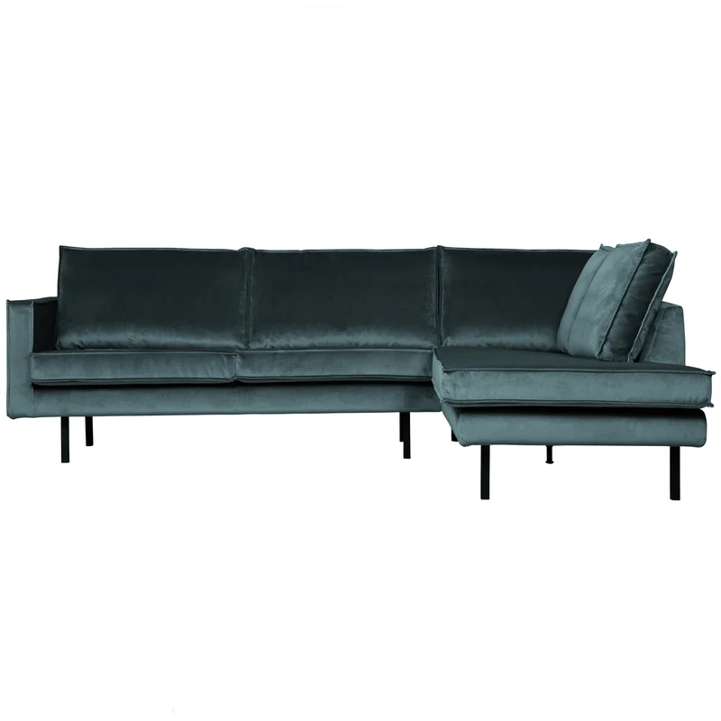 Rodeo eckbank rechts velvet teal