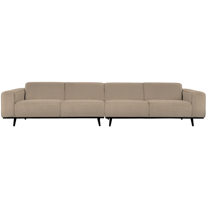 Statement XL 4-sitzer 372 cm bouclé beige