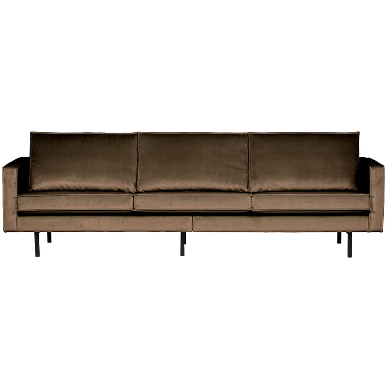 Rodeo sofa 3-sitzer velvet taupe