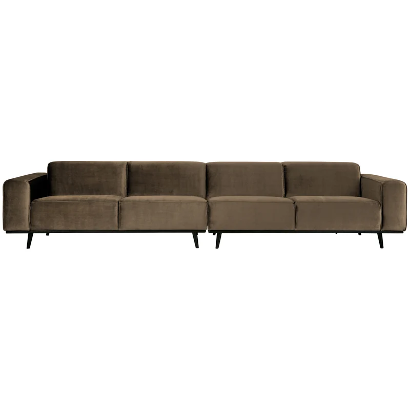 Statement XL 4-sitzer 372 cm velvet taupe