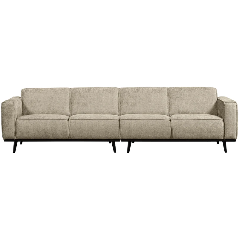 Statement 4-sitzer 280 cm structure velvet wheatfield