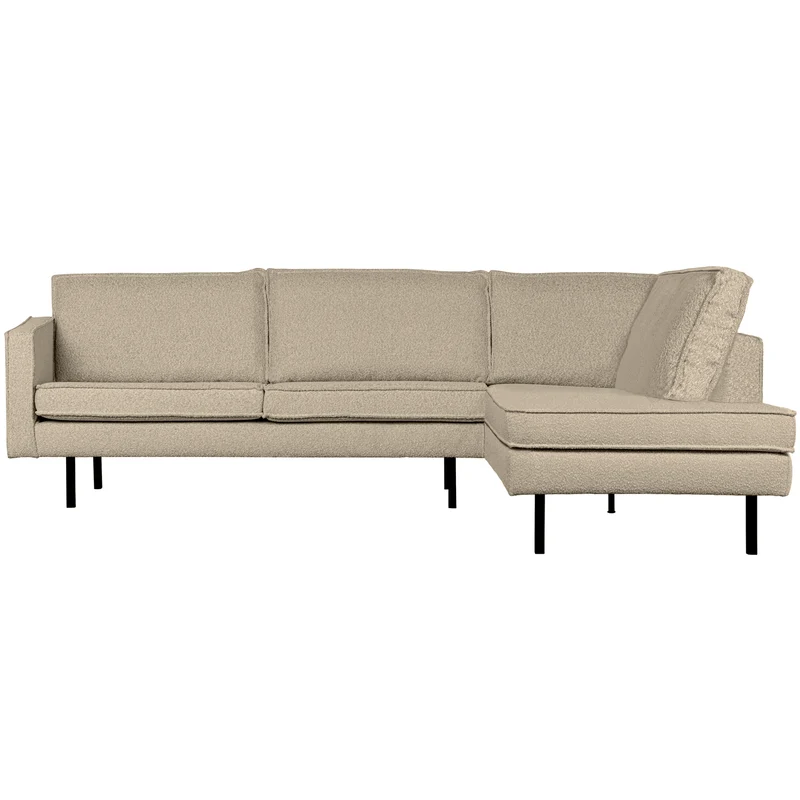Rodeo eckbank rechts bouclé beige