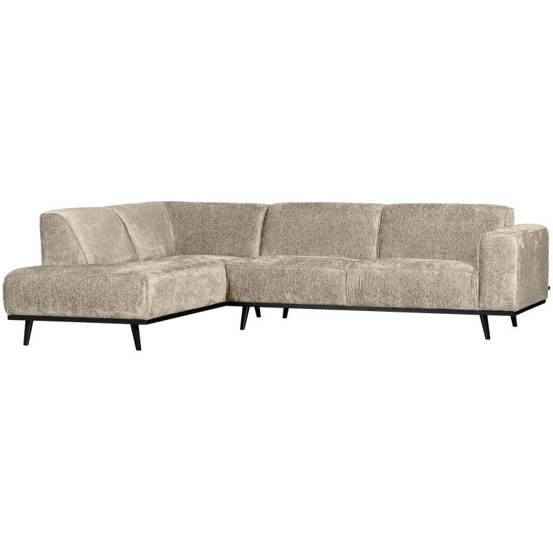 Statement eckbank linken structure velvet wheatfield