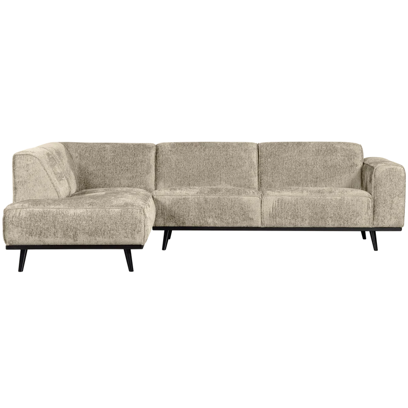 Statement eckbank linken structure velvet wheatfield