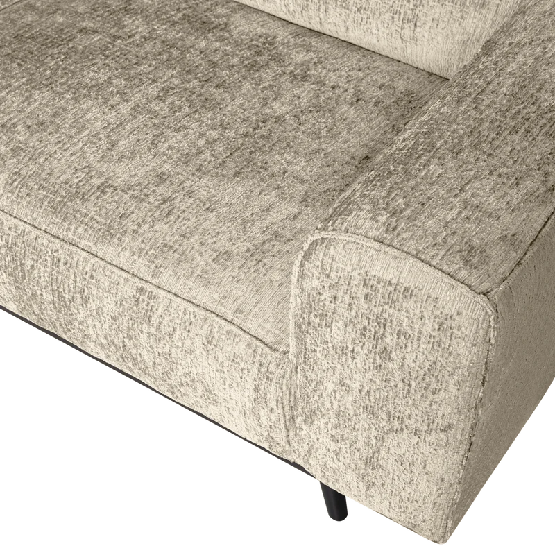 Statement eckbank linken structure velvet wheatfield