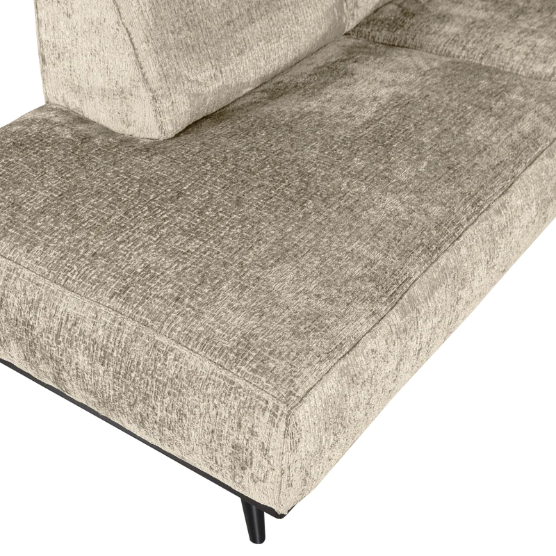 Statement eckbank linken structure velvet wheatfield