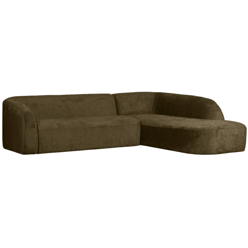 Sloping eckbank rechts structure velvet bonsai