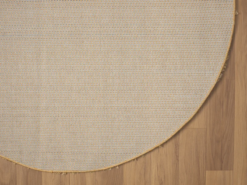 Hochflor Teppich SHAGGY goldgelb rund diverse Größen