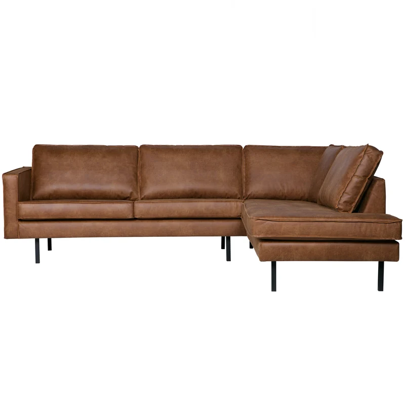 Rodeo eckbank rechts ecoleder cognac