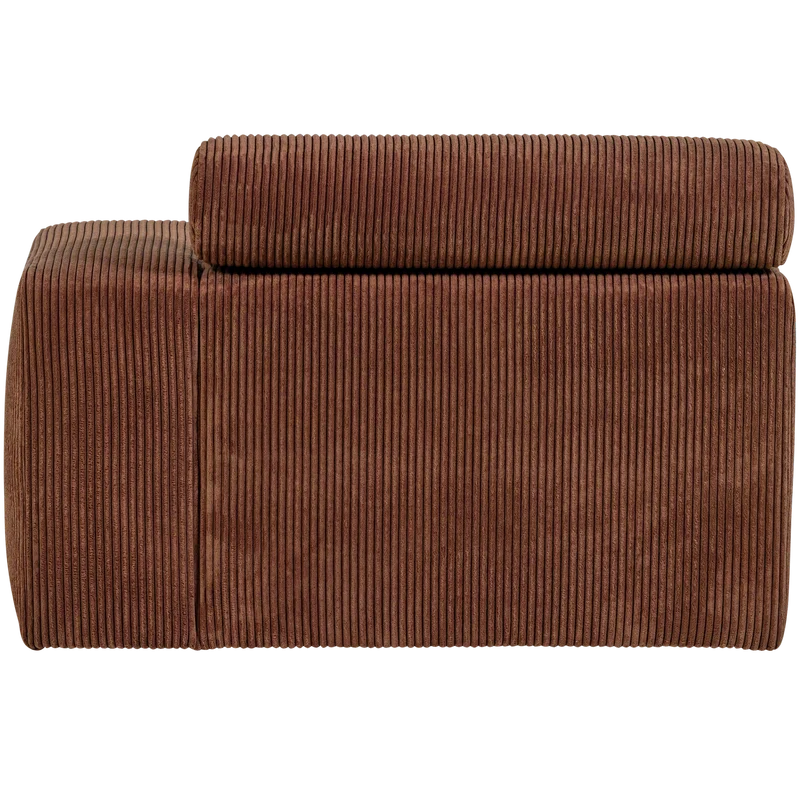 Novi chaise longue element armlehne rechts kord terra