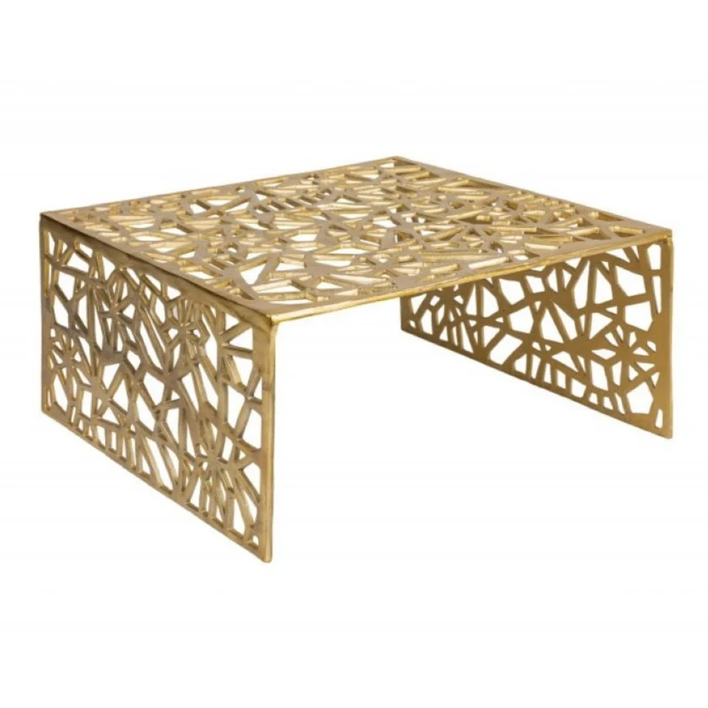 Design Couchtisch RIAS Aluminium ca.60cm gold