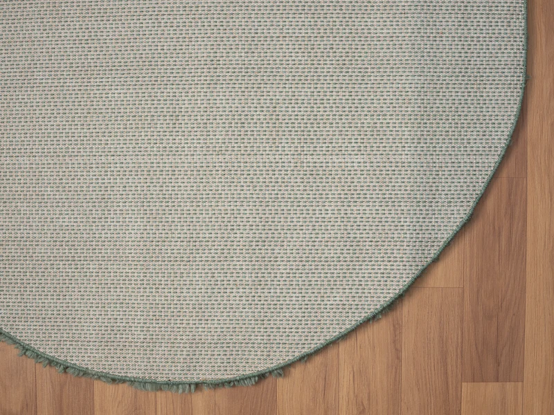 Hochflor Teppich SHAGGY hellgrün rund diverse Größen