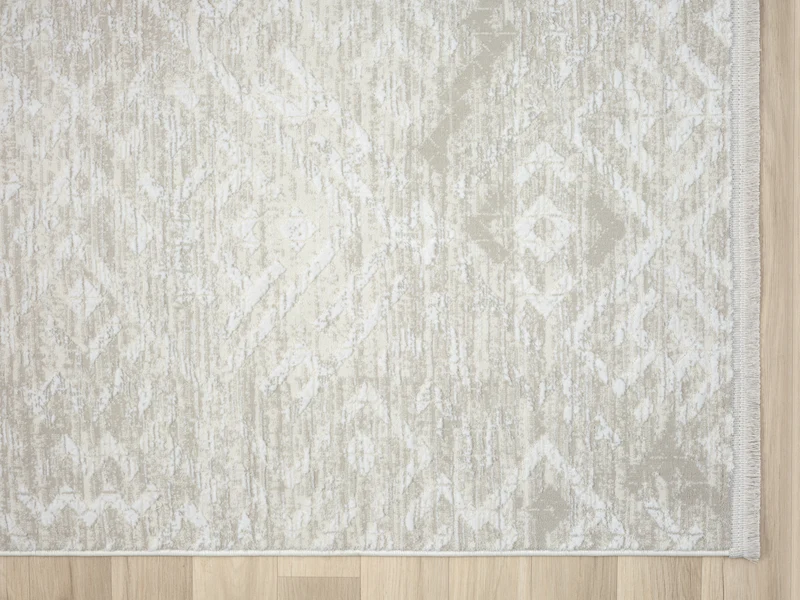 Teppich TURA-2 rechteckig Creme-Grau diverse Größen