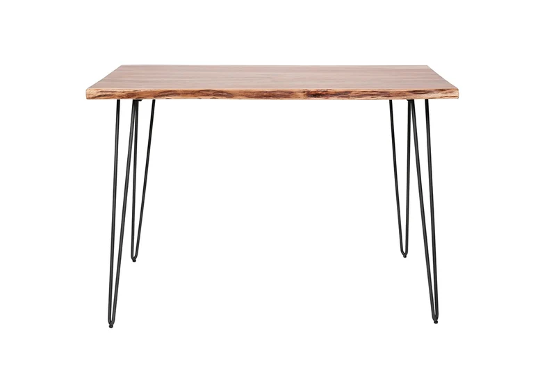KAWOLA Bartisch ERGEA Stehtisch Baumkante Akazie massiv natur 130x70 cm
