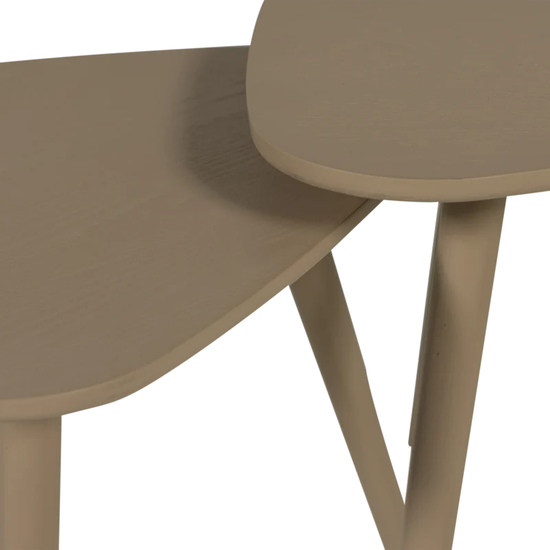 Nila Beistelltische sandfarben – 2er-Set