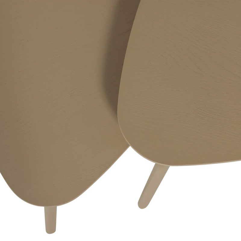 Nila Beistelltische sandfarben – 2er-Set
