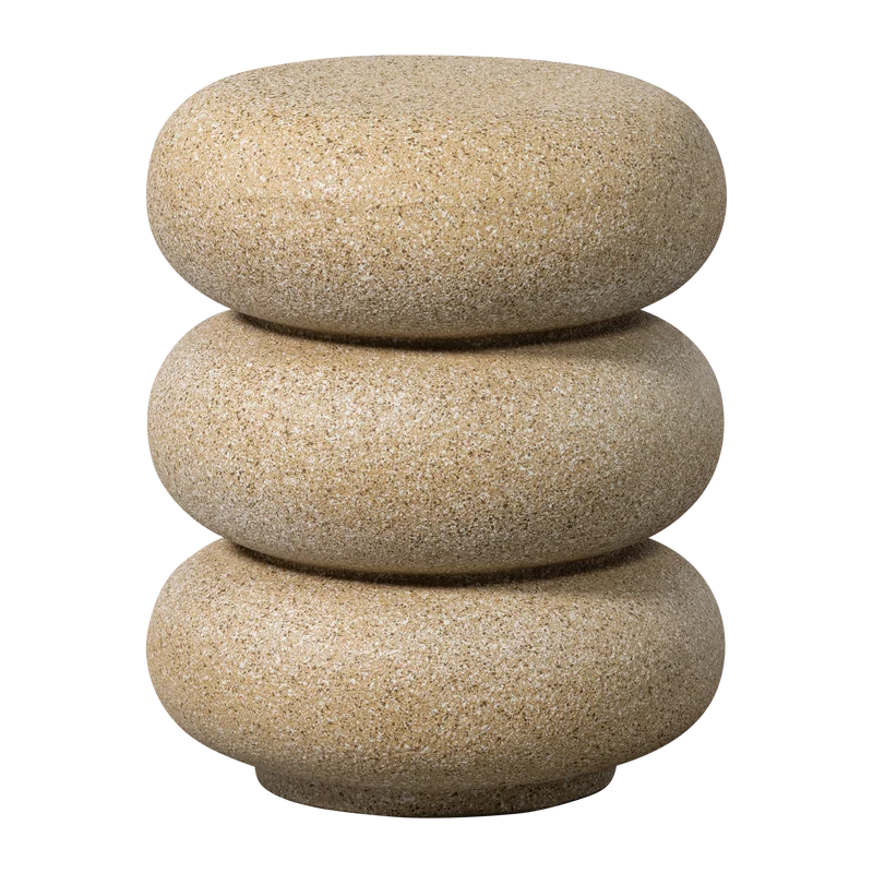 Laurel Beistelltisch mit Sprenkeln in Beige
