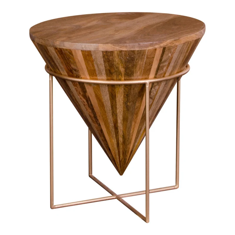 Design Couchtisch PURAH Mango-Holz ca.D45cm