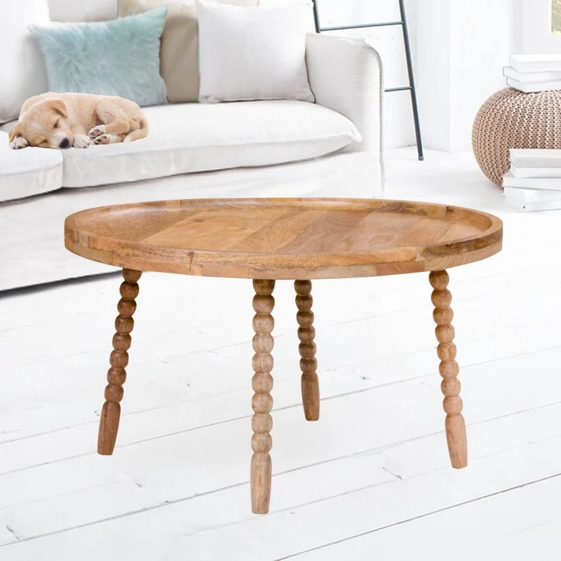 Design Couchtisch UMMA Mangoholz ca.D60cm