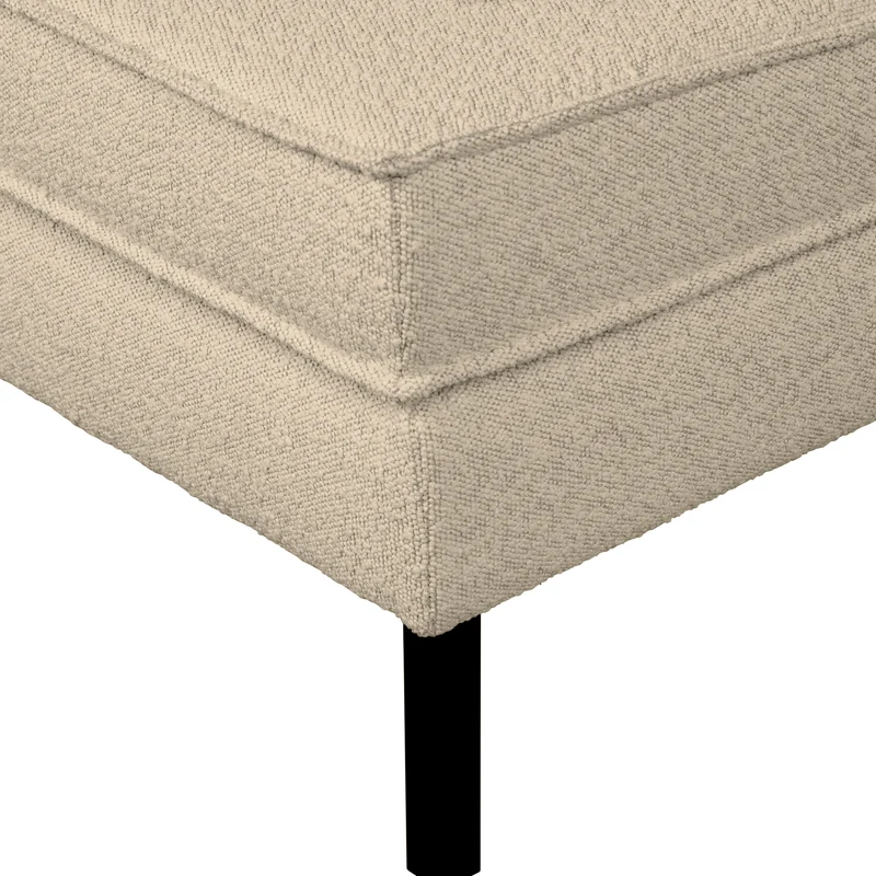 Rodeo fusshocker auf beine bouclé beige
