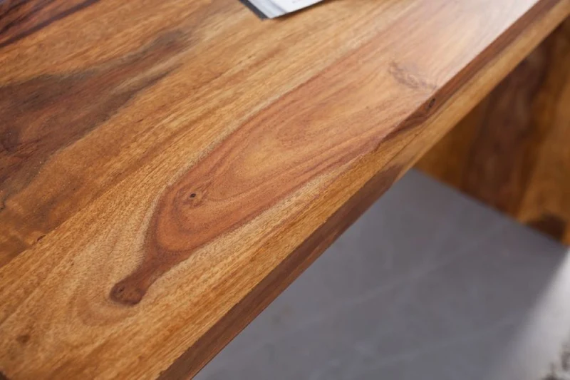 Puristischer Schreibtisch KARA 100cm Konsolentisch massiv Palisander