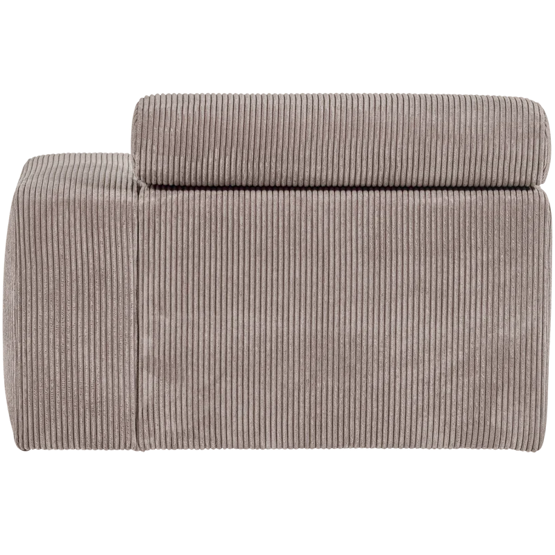 Novi chaise longue element armlehne rechts kord sand