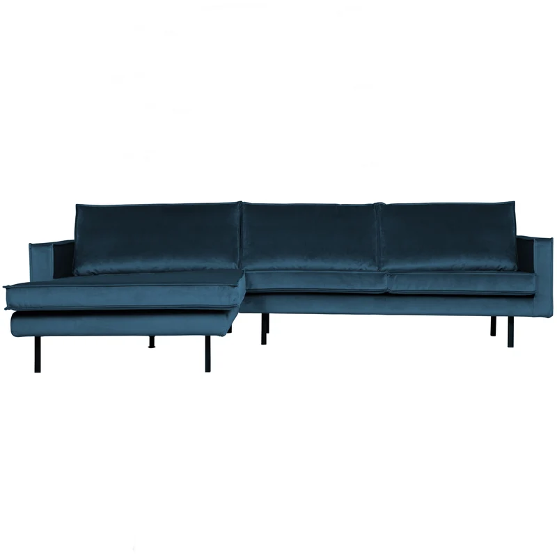 Rodeo chaise longue linken velvet blau