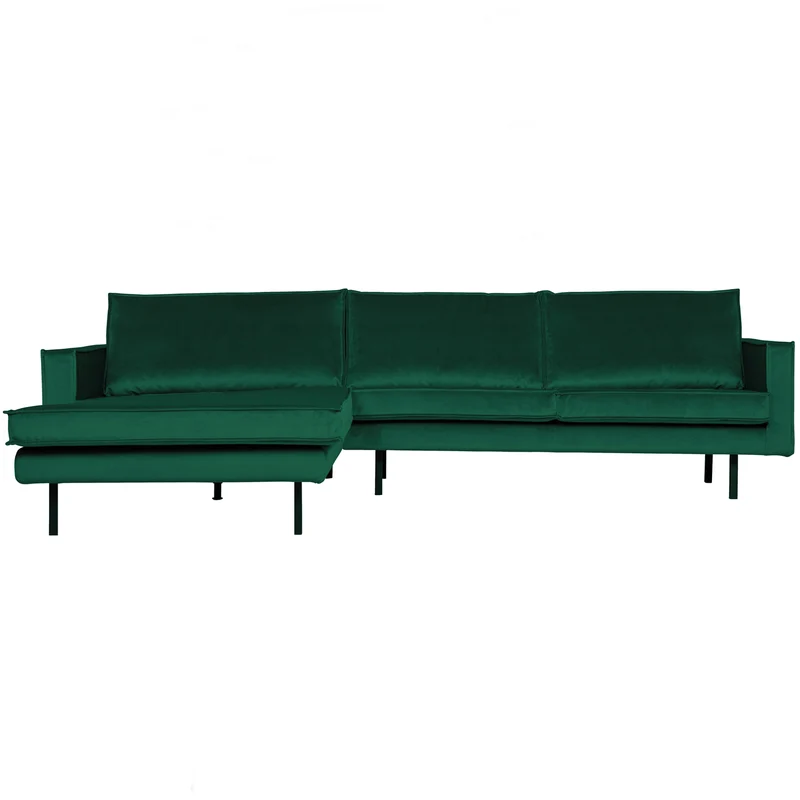 Rodeo chaise longue linken velvet waldgrün