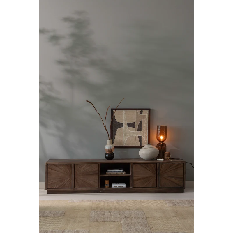 Anka wanddekoration baumwolle natural/braun