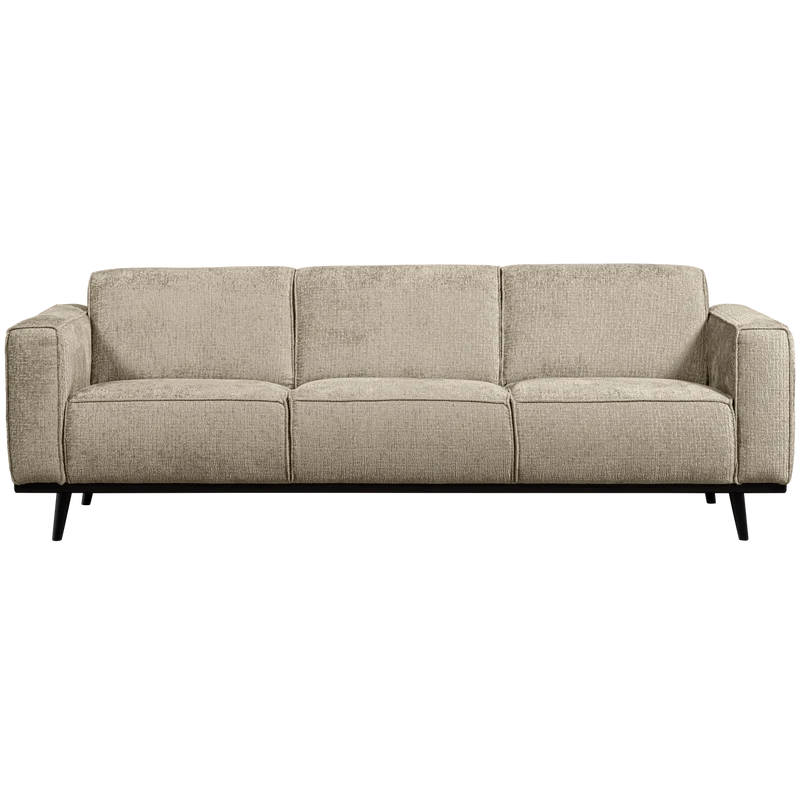 Statement 3-sitzer 230 cm structure velvet wheatfield