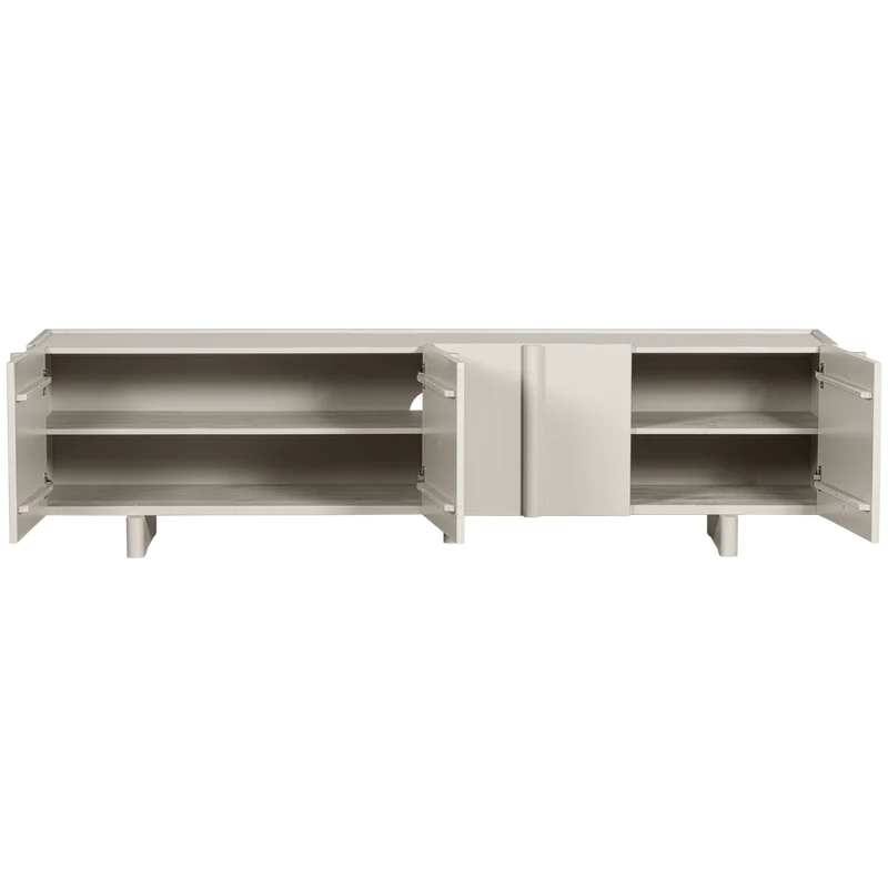 Basu tv möbel 200 cm kiefer dust