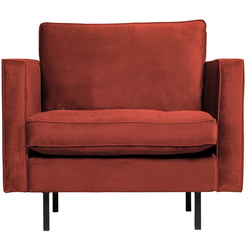 Rodeo classic sessel velvet kastanie