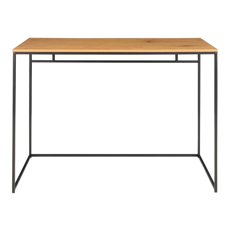 Moderner Schreibtisch LEVEN 100cm schwarz / natur Konsolentisch